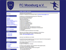 Tablet Screenshot of fc-moosburg.de